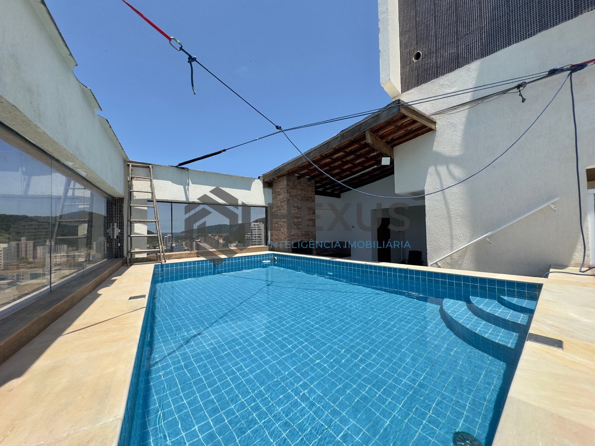 Foto 35 de Cobertura com piscina e varanda gourmet vista mar na beira mar da Praia das Asturias, Guaruja