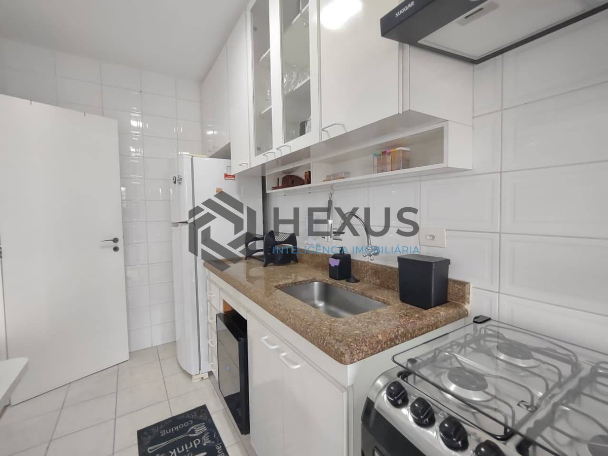 Foto 16 de Apartamento com varanda gourmet e lazer na Praia da Enseada, Guaruja