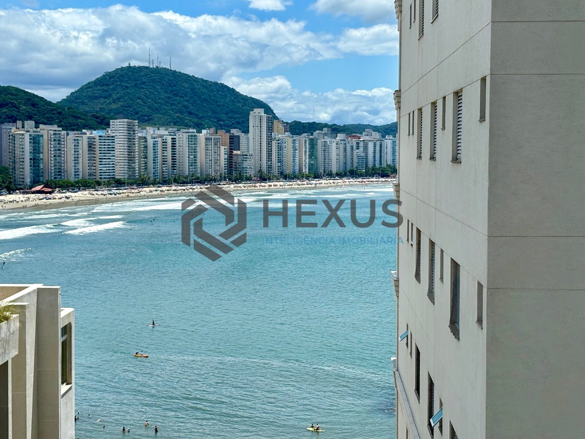 Foto 9 de Apartamento frente mar com varanda gourmet vista mar e lazer na Praia das Asturias, Guaruja