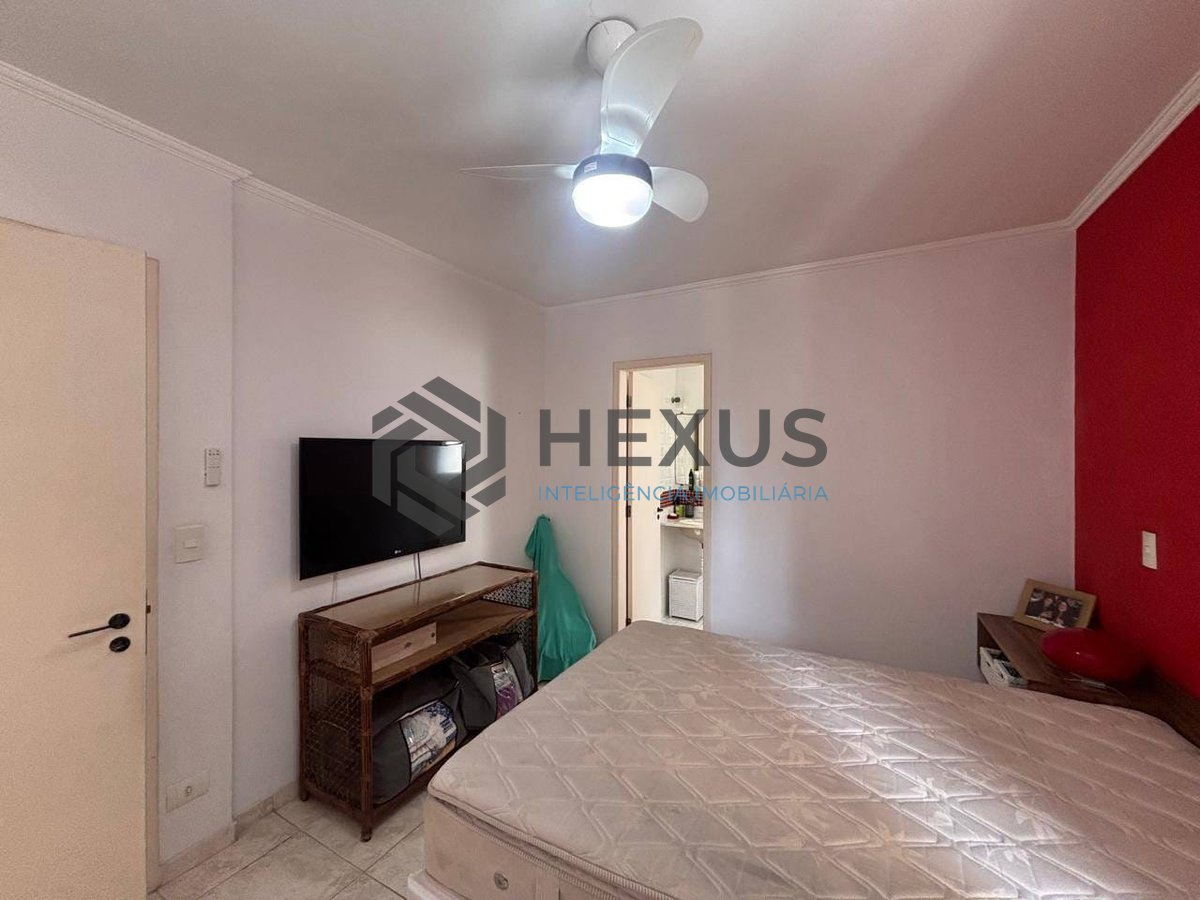 Foto 12 de Apartamento com varanda e lazer na Praia do Tombo, Guaruja