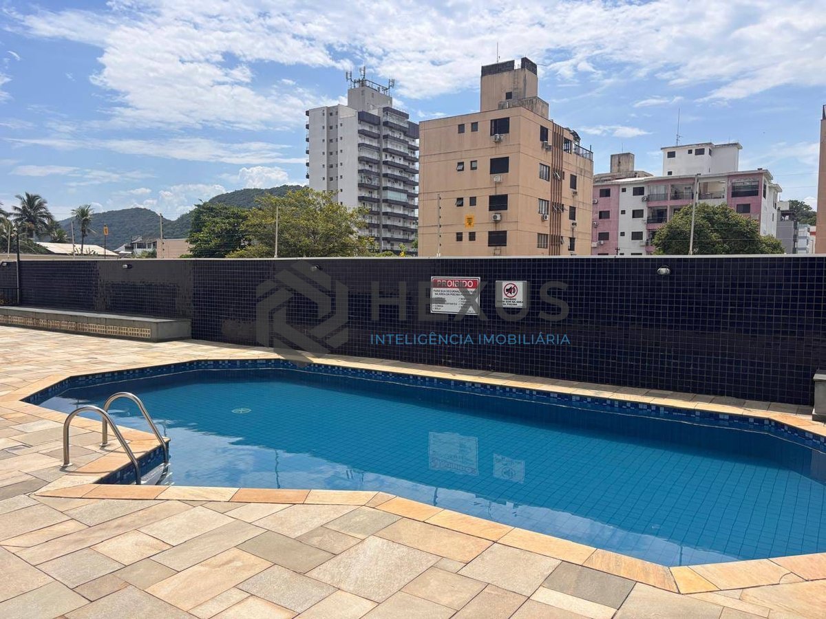 Foto 26 de Apartamento com varanda e lazer na Praia do Tombo, Guaruja