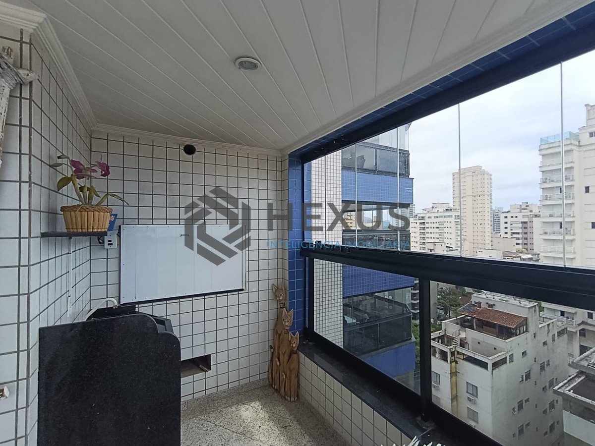 Foto 6 de Apartamento com varanda gourmet e vista mar na Praia da Enseada, Guaruja
