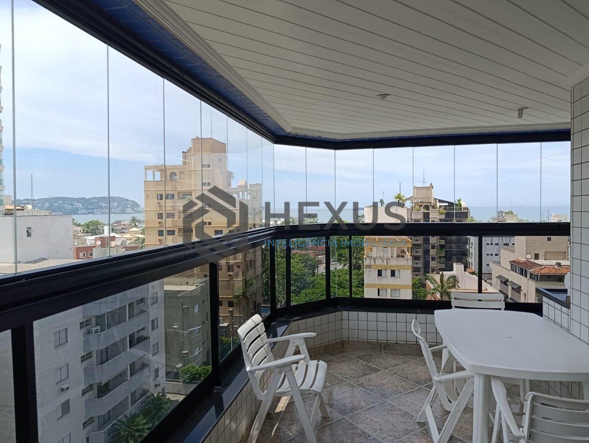 Foto 6 de Apartamento com varanda gourmet vista mar e lazer na Praia da Enseada, Guaruja