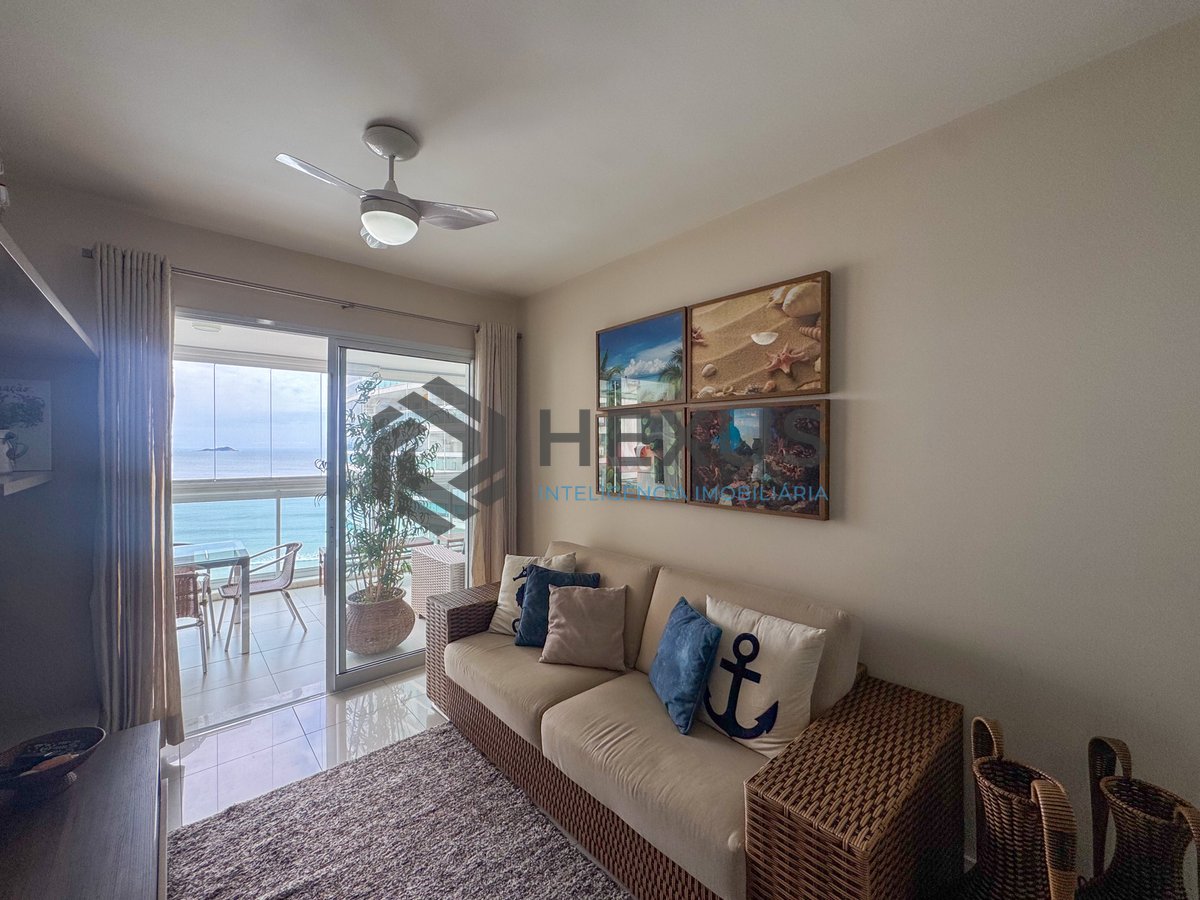 Foto 8 de Apartamento frente mar com varanda gourmet vista mar e lazer na Praia das Asturias, Guaruja
