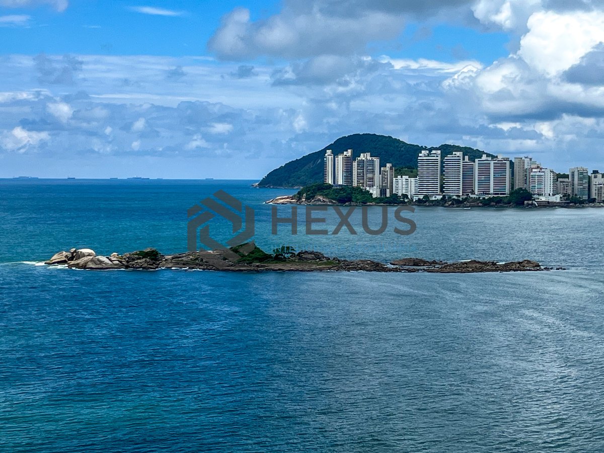 Foto 14 de Apartamento frente mar com vista mar na Praia das Pitangueiras, Guaruja