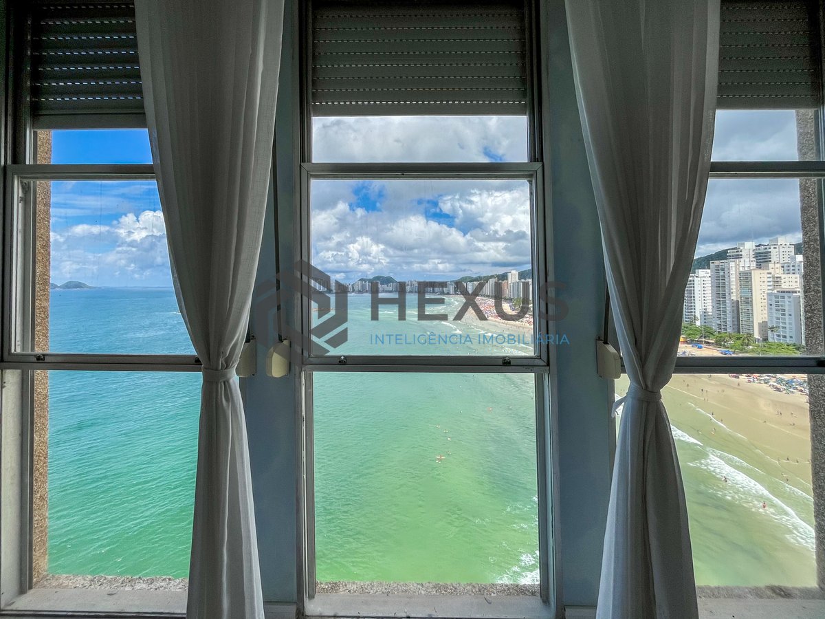 Foto 10 de Apartamento frente mar com vista mar na Praia das Pitangueiras, Guaruja