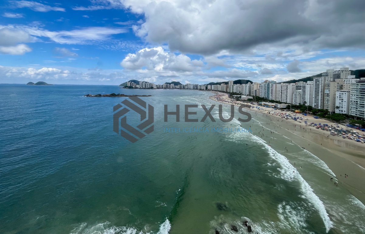 Foto 18 de Apartamento frente mar com vista mar na Praia das Pitangueiras, Guaruja