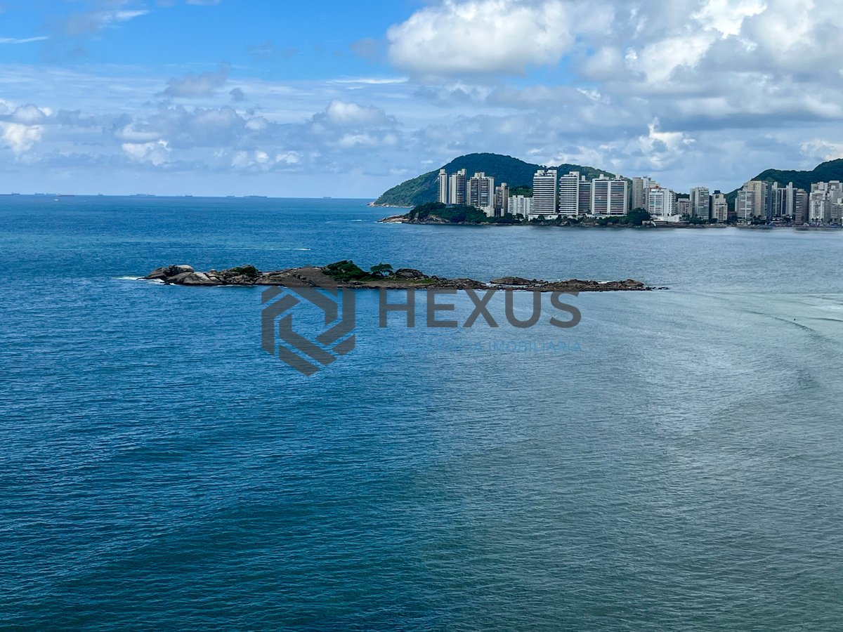 Foto 9 de Apartamento frente mar com vista mar na Praia das Pitangueiras, Guaruja