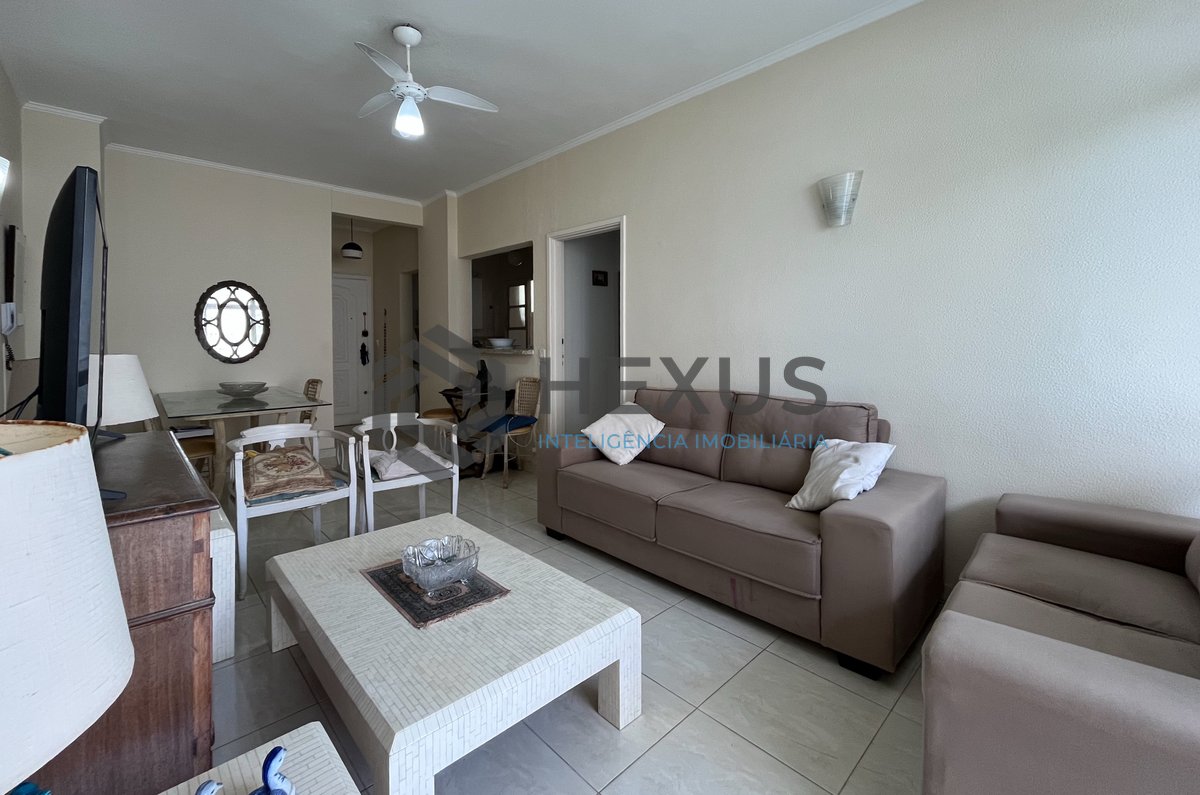 Foto 6 de Apartamento com varanda vista mar na beira mar da Praia das Pitangueiras, Guarujá