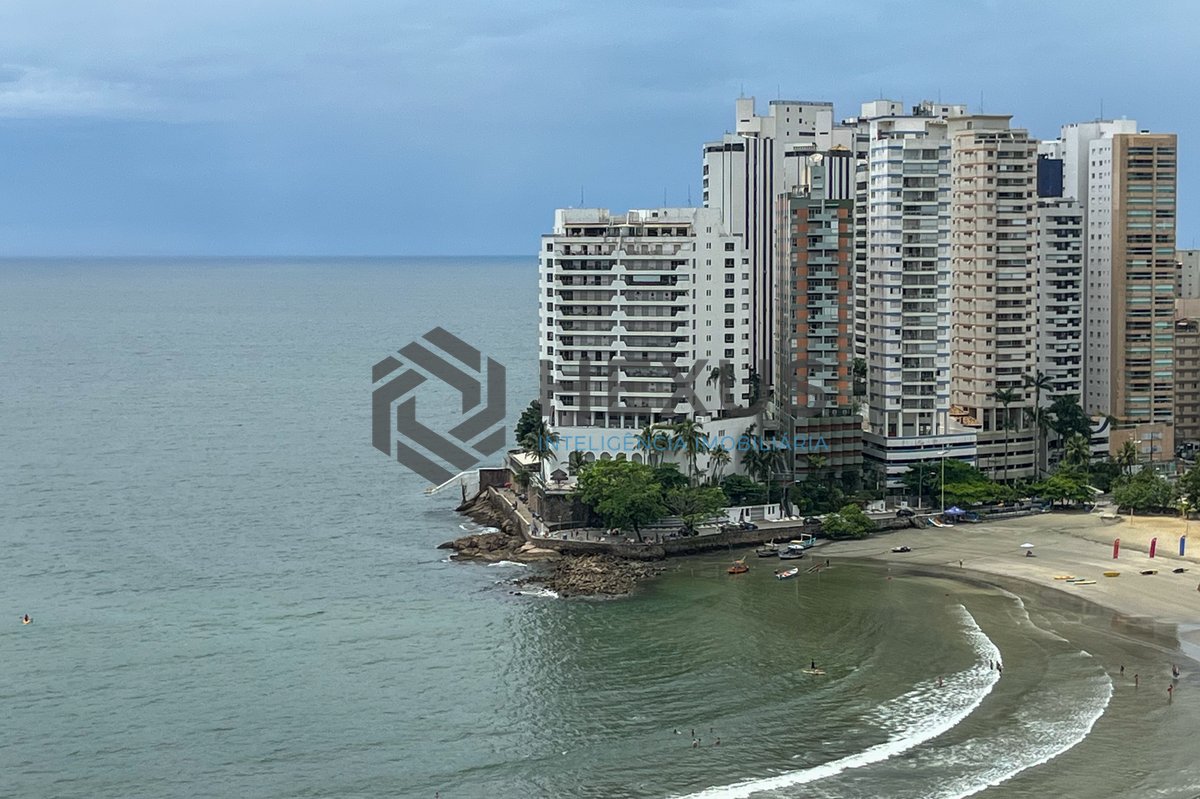 Foto 33 de Apartamento frente mar com varanda e lazer na Praia das Asturias, Guaruja