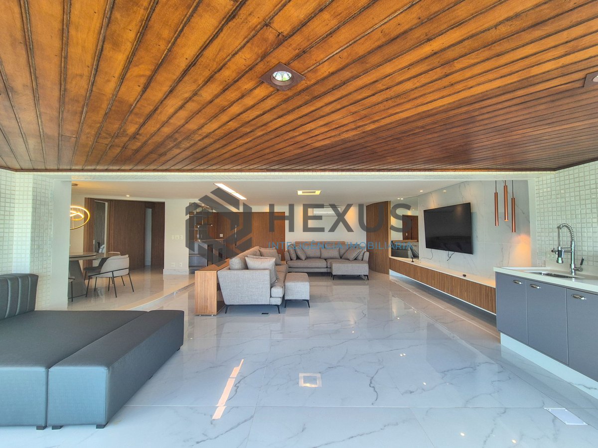 Foto 10 de Apartamento reformado frente mar com varanda gourmet e lazer de clube na Praia da Enseada, Guarujá