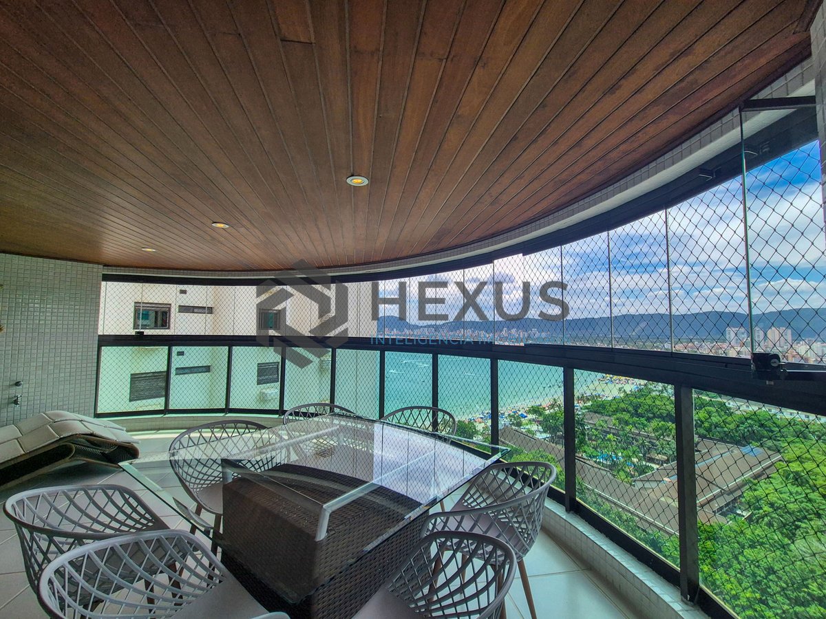Foto 5 de Apartamento frente mar com varanda gourmet e lazer na Praia da Enseada, Guaruja