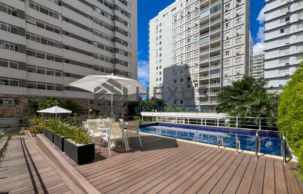 Foto 56 de Apartamento frente mar com varanda vista mar e lazer na Praia das Pitangueiras, Guaruja