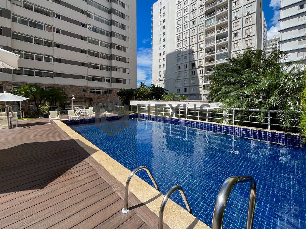 Foto 57 de Apartamento frente mar com varanda vista mar e lazer na Praia das Pitangueiras, Guaruja