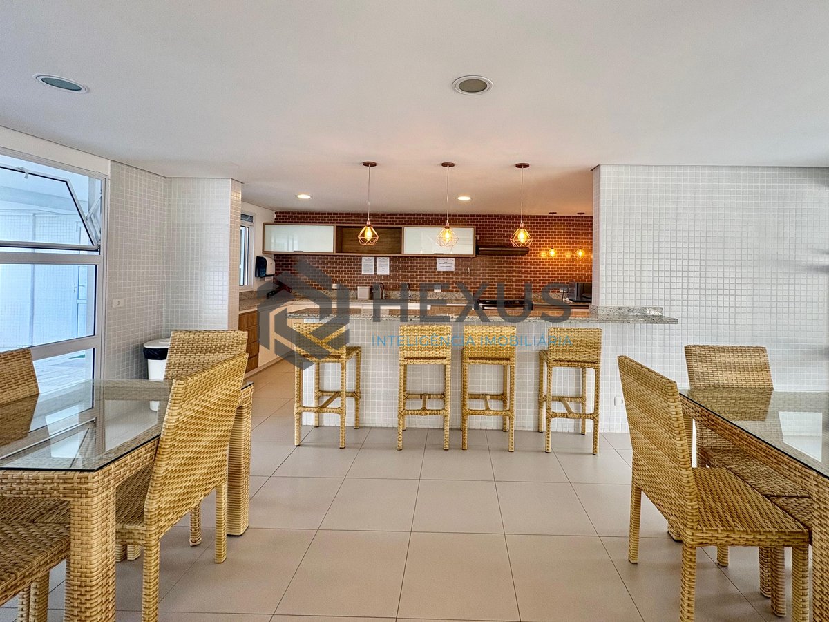 Foto 22 de Apartamento com varanda e lazer na beira mar da Praia da Enseada, Guaruja