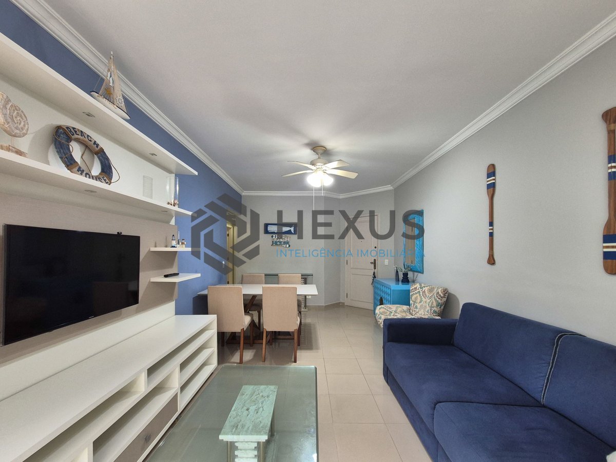 Foto 9 de Apartamento com varanda e lazer na região da Barra Funda da Praia das Pitangueiras, Guarujá