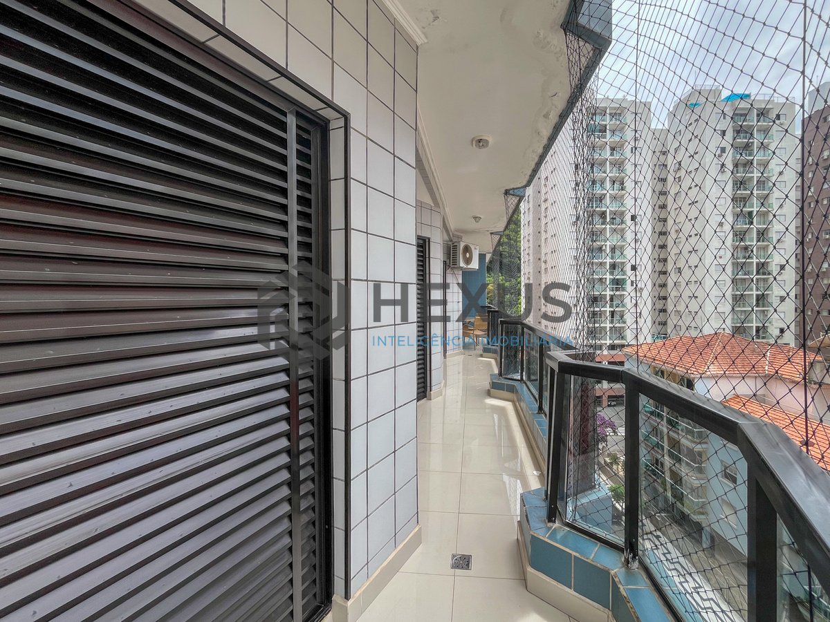Foto 21 de Apartamento com varanda e lazer na Praia das Pitangueiras, Guaruja