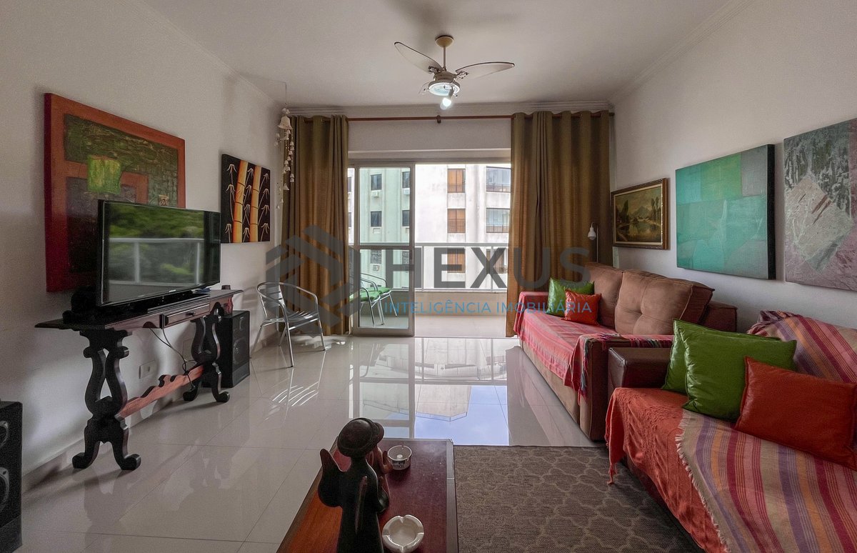 Foto 5 de Apartamento com varanda vista mar na Praia das Pitangueiras, Guaruja