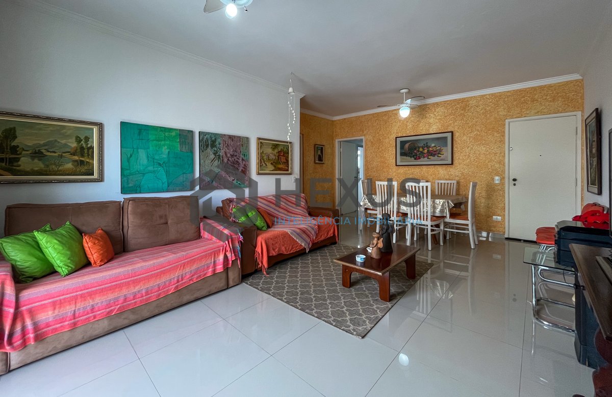 Foto 6 de Apartamento com varanda vista mar na Praia das Pitangueiras, Guaruja