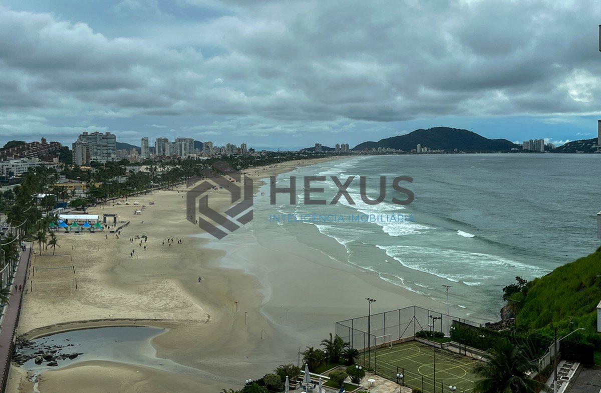 Foto 18 de Apartamento com varanda vista mar na beira mar da Praia das Pitangueiras, Guaruja