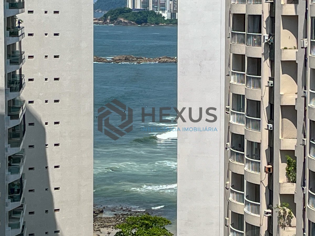 Foto 13 de Apartamento com varanda vista mar e vaga à venda, Pitangueiras, Guarujá, SP