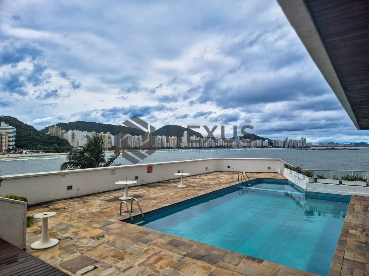 Foto 46 de Apartamento frente mar com varanda vista mar e lazer na Praia das Asturias, Guaruja