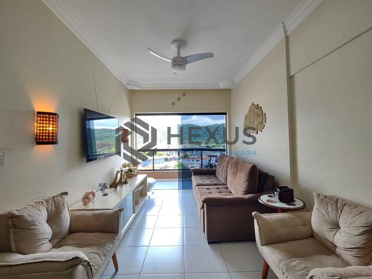 Foto 2 de Apartamento com varanda e lazer na Praia da Enseada, Guaruja