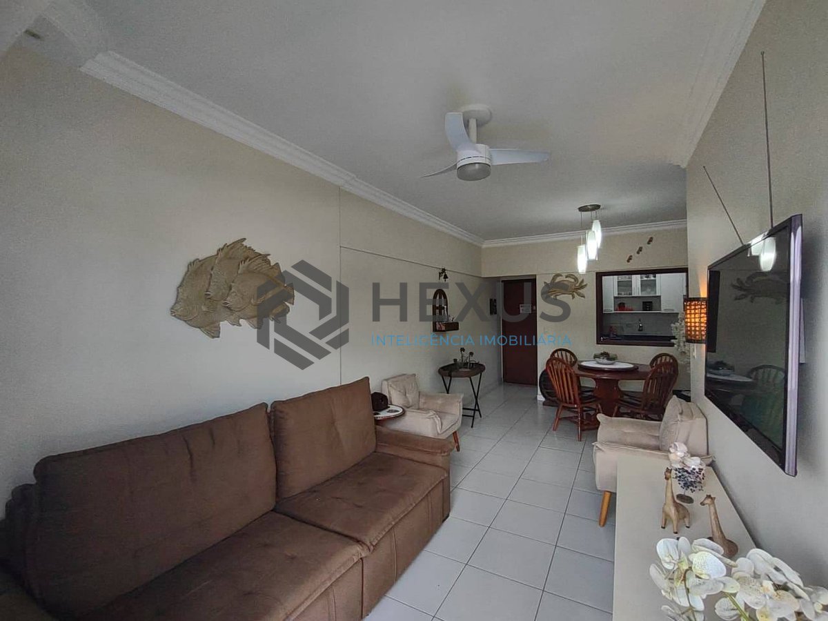 Foto 3 de Apartamento com varanda e lazer na Praia da Enseada, Guaruja