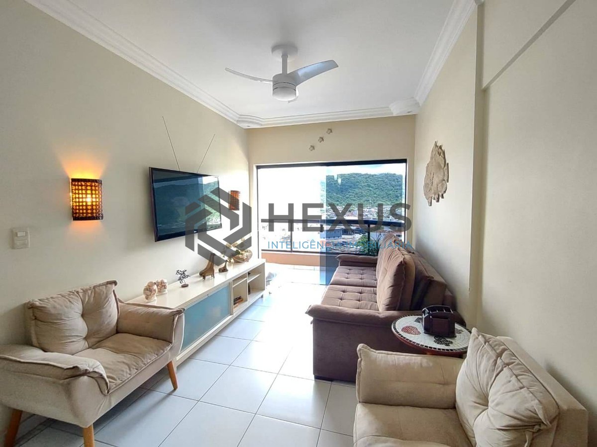 Foto 5 de Apartamento com varanda e lazer na Praia da Enseada, Guaruja
