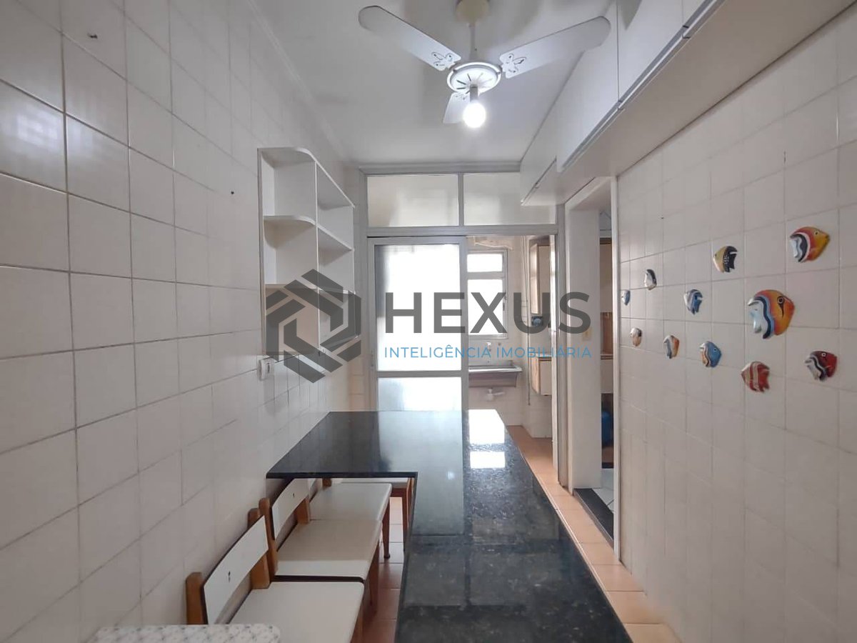 Foto 16 de Apartamento com varanda e lazer na Praia da Enseada, Guaruja