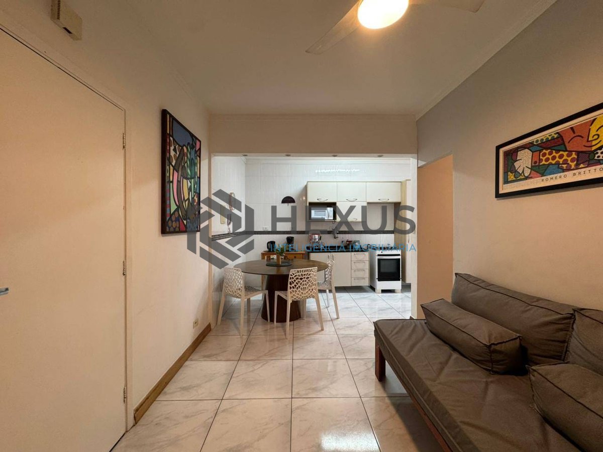 Foto 4 de Apartamento reformado com lazer na beira mar da Praia do Tombo, Guaruja