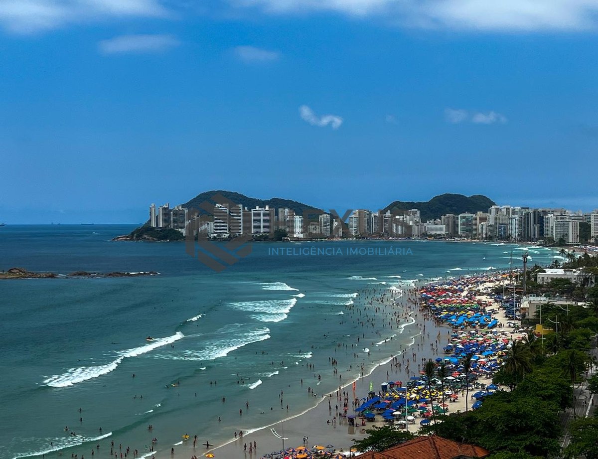 Foto 11 de Apartamento frente mar com varanda vista mar e lazer na Praia das Pitanagueiras, Guaruja