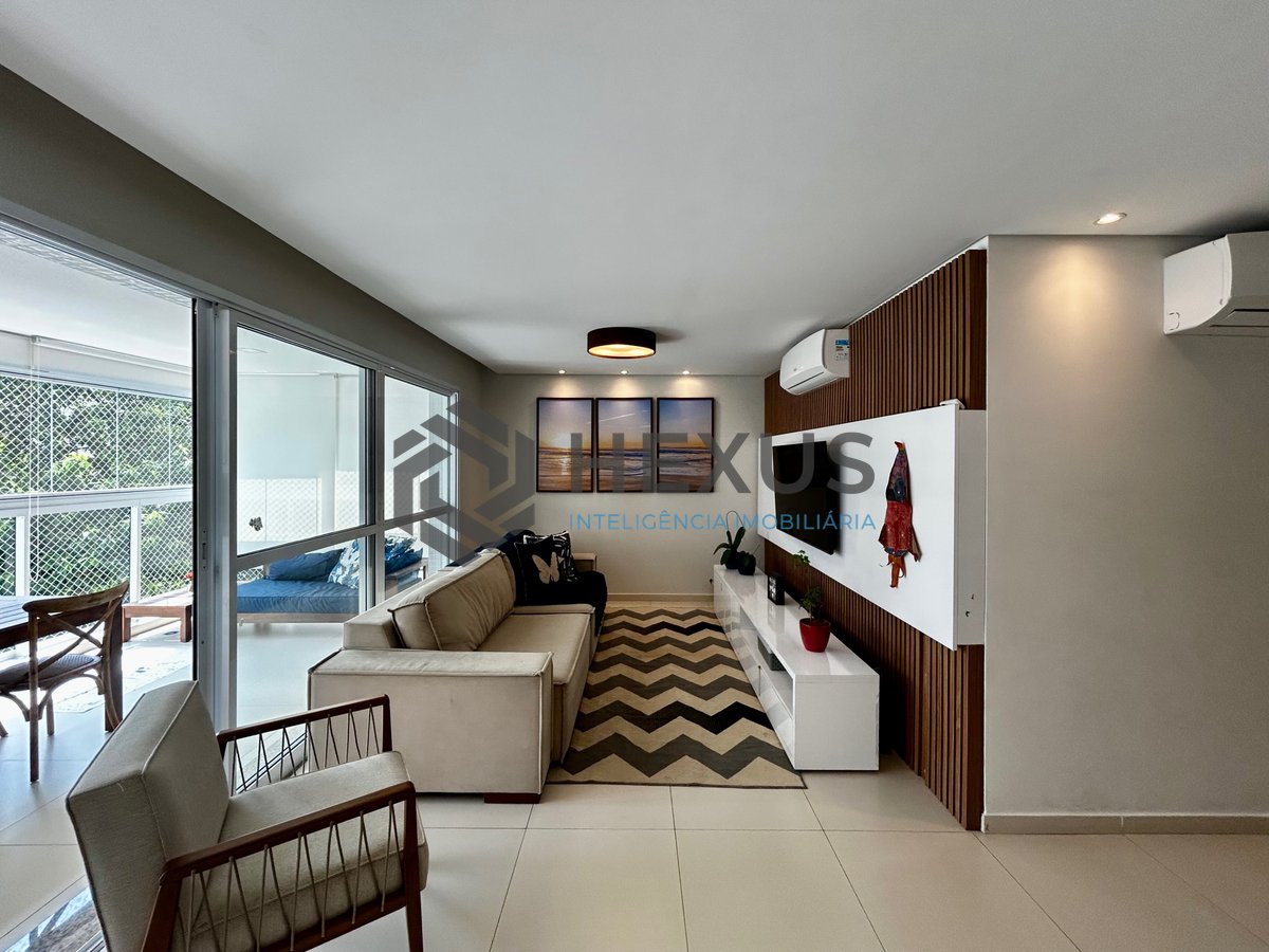 Foto 7 de Apartamento reformado com varanda gourmet e lazer na Praia das Pitangueiras, Guaruja