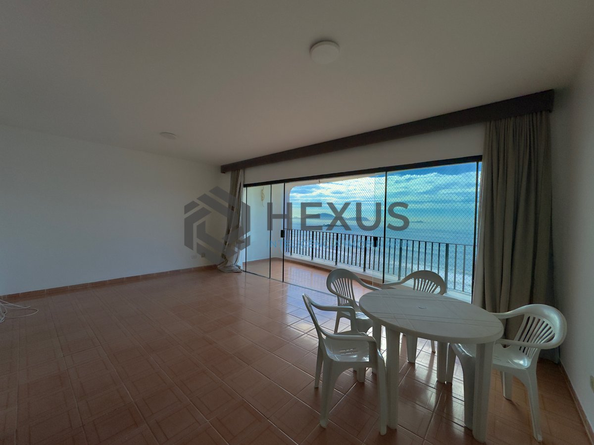 Foto 6 de Apartamento frente mar com varanda vista mar e lazer no Jardim Astúrias, Guarujá