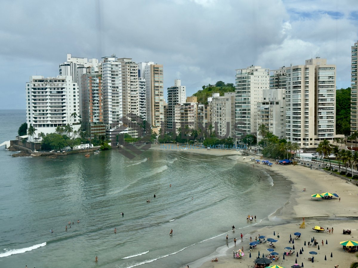 Foto 14 de Apartamento reformado frente mar com varanda gourmet e lazer na Praia das Asturias, Guaruja