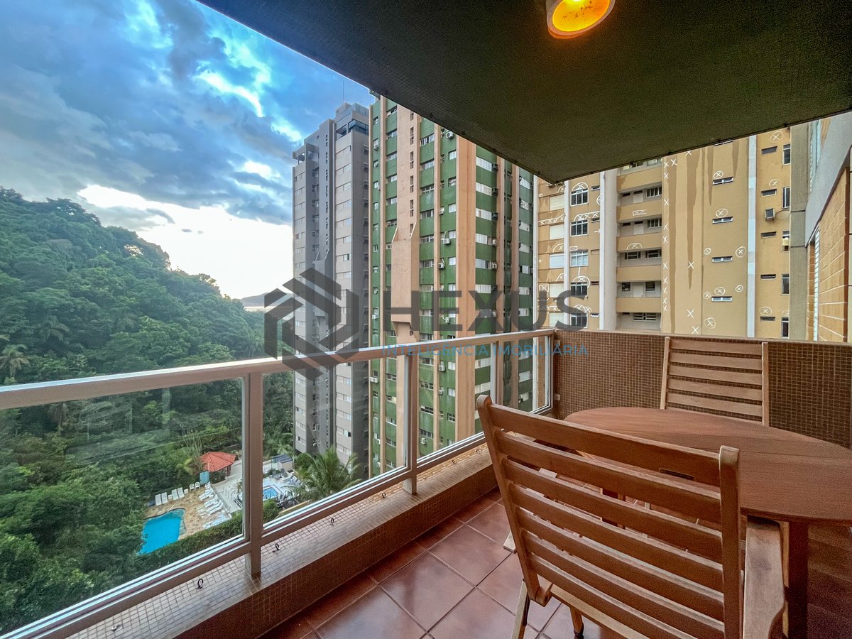 Foto 12 de Apartamento com varanda, 2 vagas e lazer à venda, Pitangueiras, Guarujá, SP