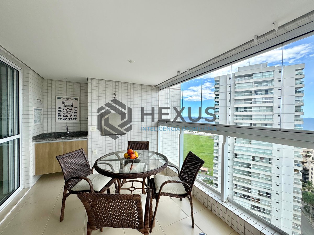Foto 11 de Apartamento com varanda gourmet vista mar e lazer na Praia da Enseada, Guaruja