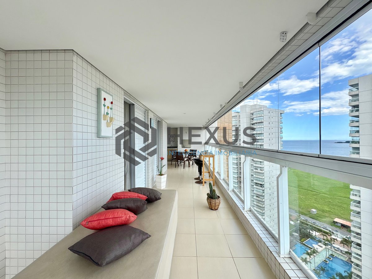 Foto 12 de Apartamento com varanda gourmet vista mar e lazer na Praia da Enseada, Guaruja