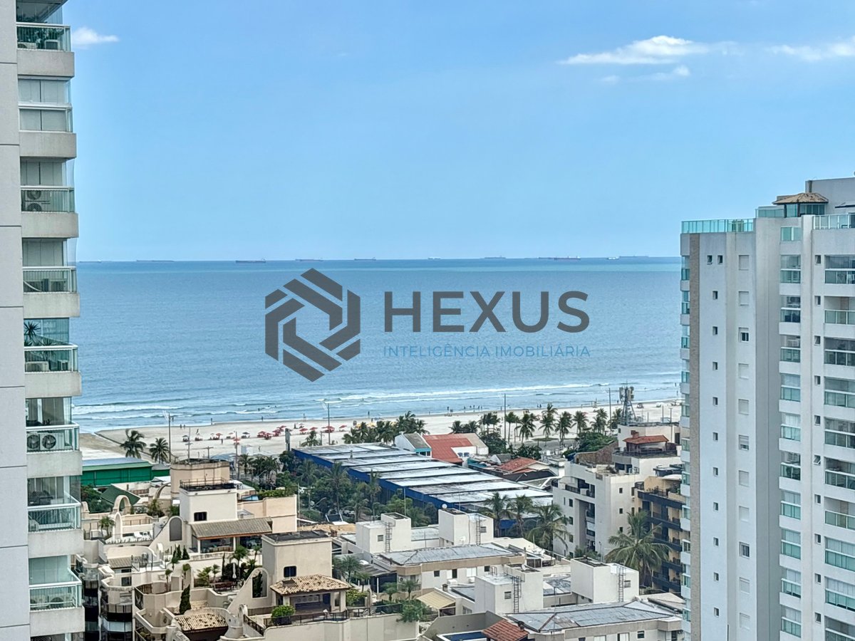 Foto 13 de Apartamento com varanda gourmet vista mar e lazer na Praia da Enseada, Guaruja
