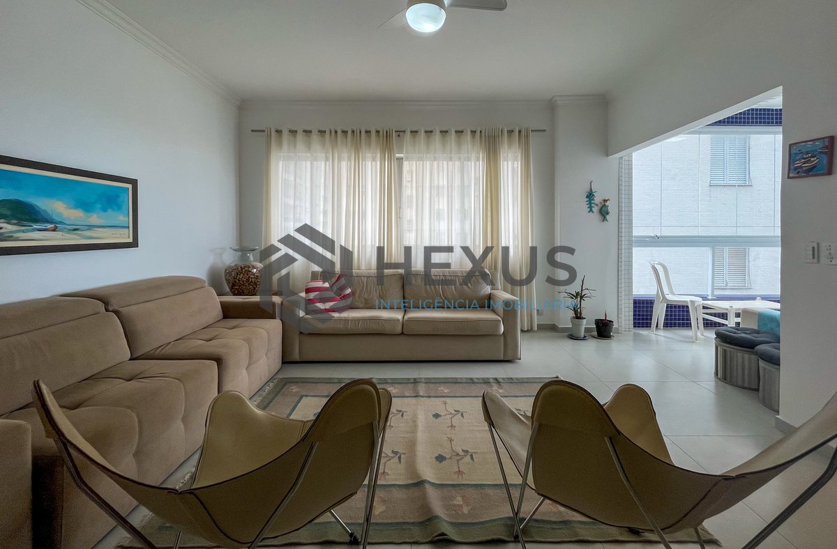 Foto 6 de Apartamento frente mar com varanda na Praia das Pitangueiras, Guaruja