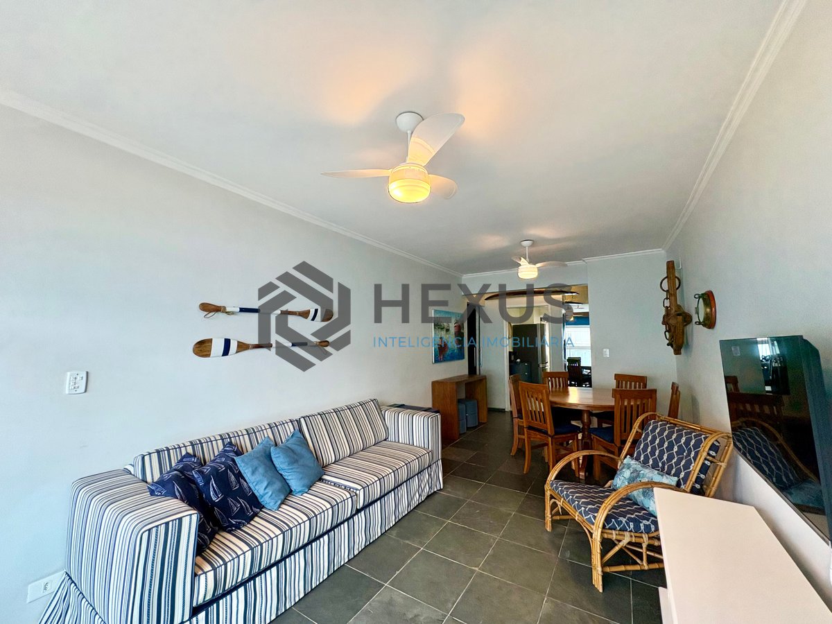 Foto 5 de Apartamento com varanda vista mar na Praia da Enseada, Guaruja