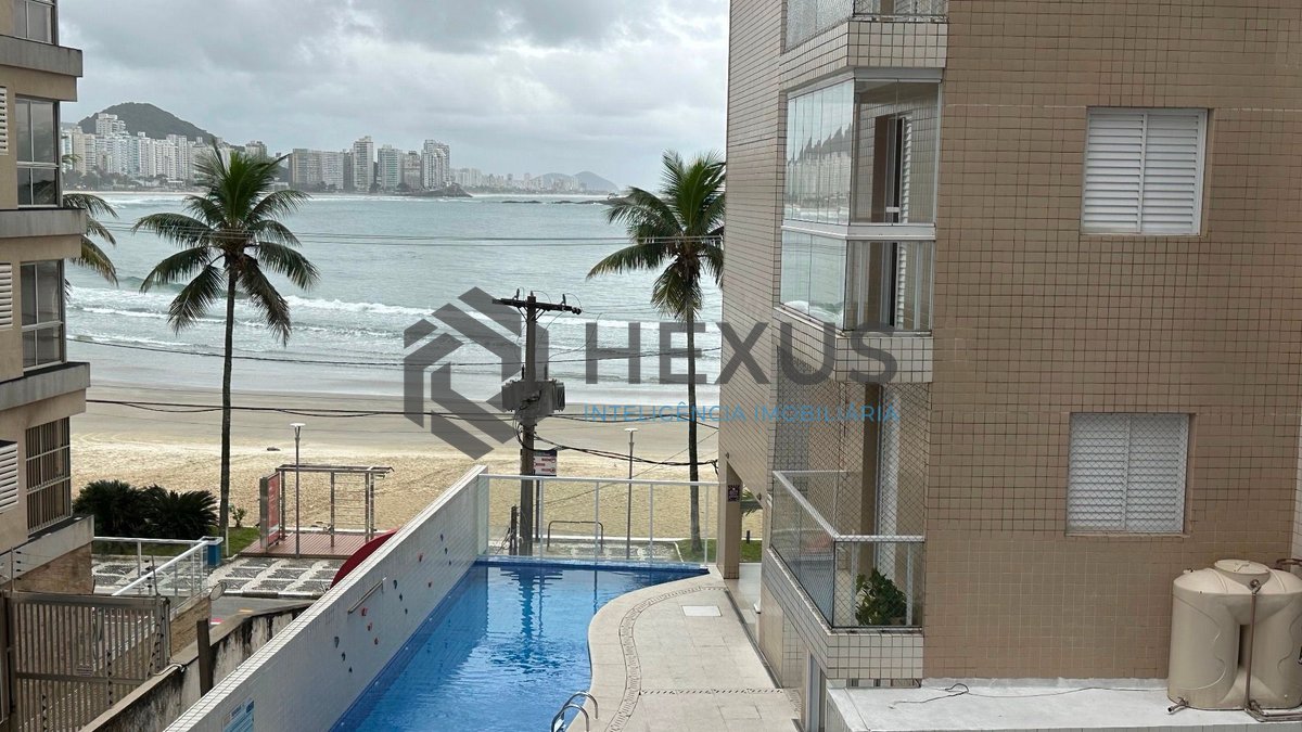 Foto 15 de Apartamento frente mar com varanda gourmet e lazer na Praia das Asturias, Guaruja