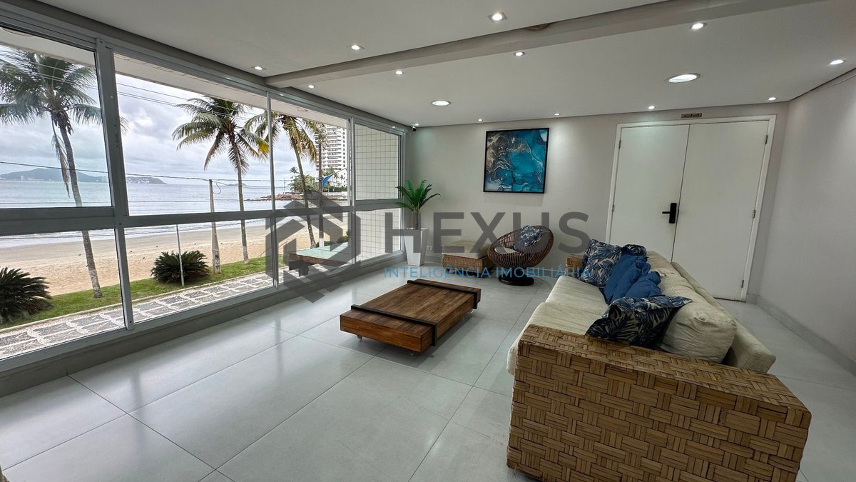 Foto 17 de Apartamento frente mar com varanda gourmet e lazer na Praia das Asturias, Guaruja