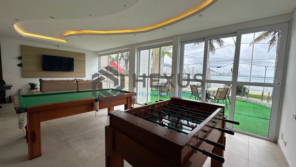 Foto 21 de Apartamento frente mar com varanda gourmet e lazer na Praia das Asturias, Guaruja