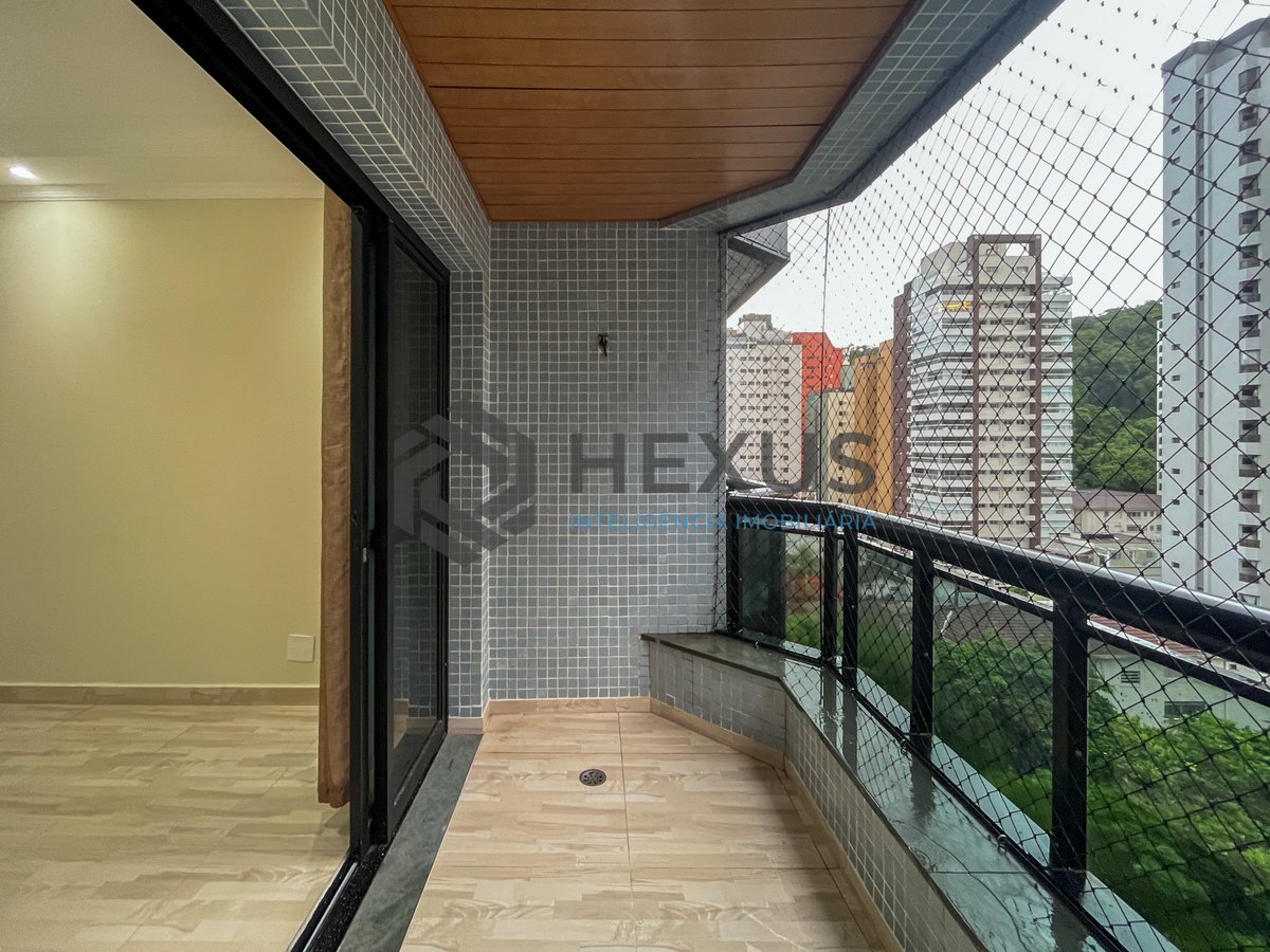 Foto 9 de Apartamento com varanda e lazer na Praia das Pitangueiras, Guaruja