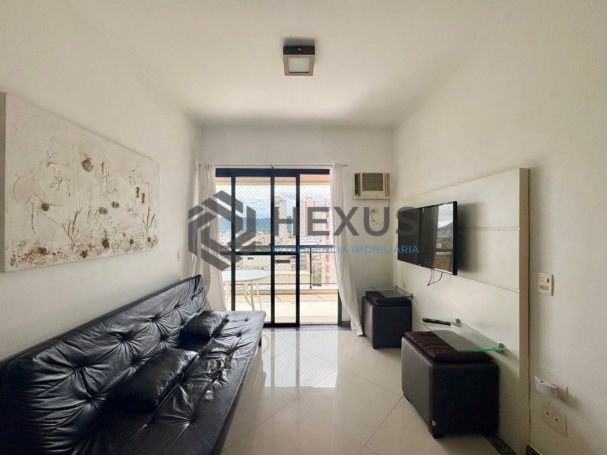 Foto 4 de Apartamento com varanda vista mar e lazer na Praia da Enseada, Guarujá