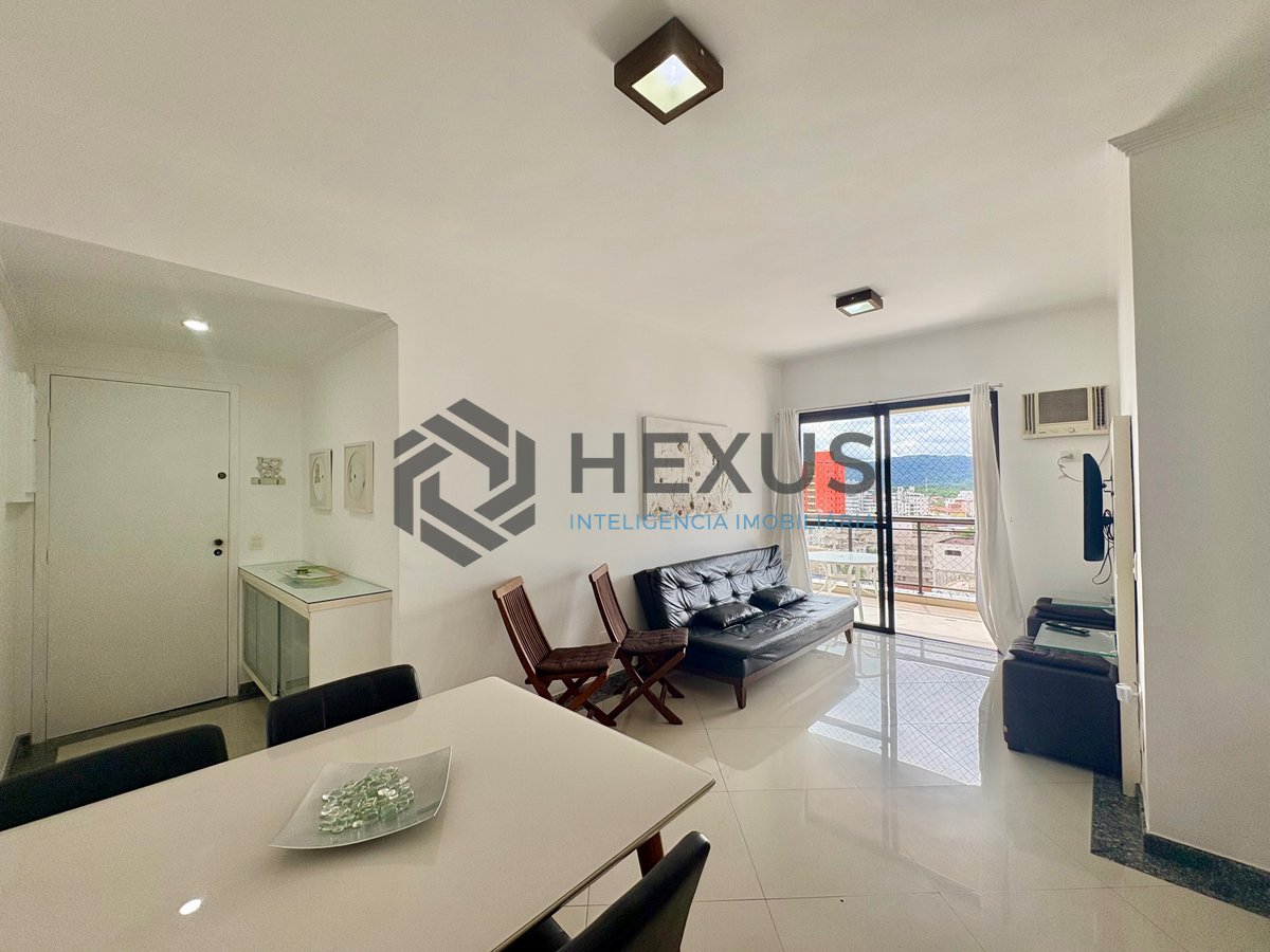 Foto 9 de Apartamento com varanda vista mar e lazer na Praia da Enseada, Guarujá