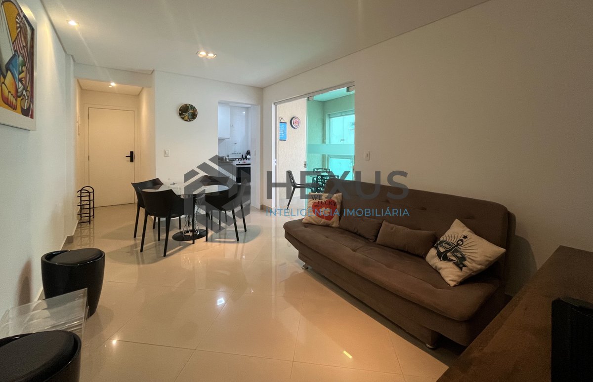 Foto 5 de Apartamento com varanda gourmet e lazer na Praia das Pitangueiras, Guaruja