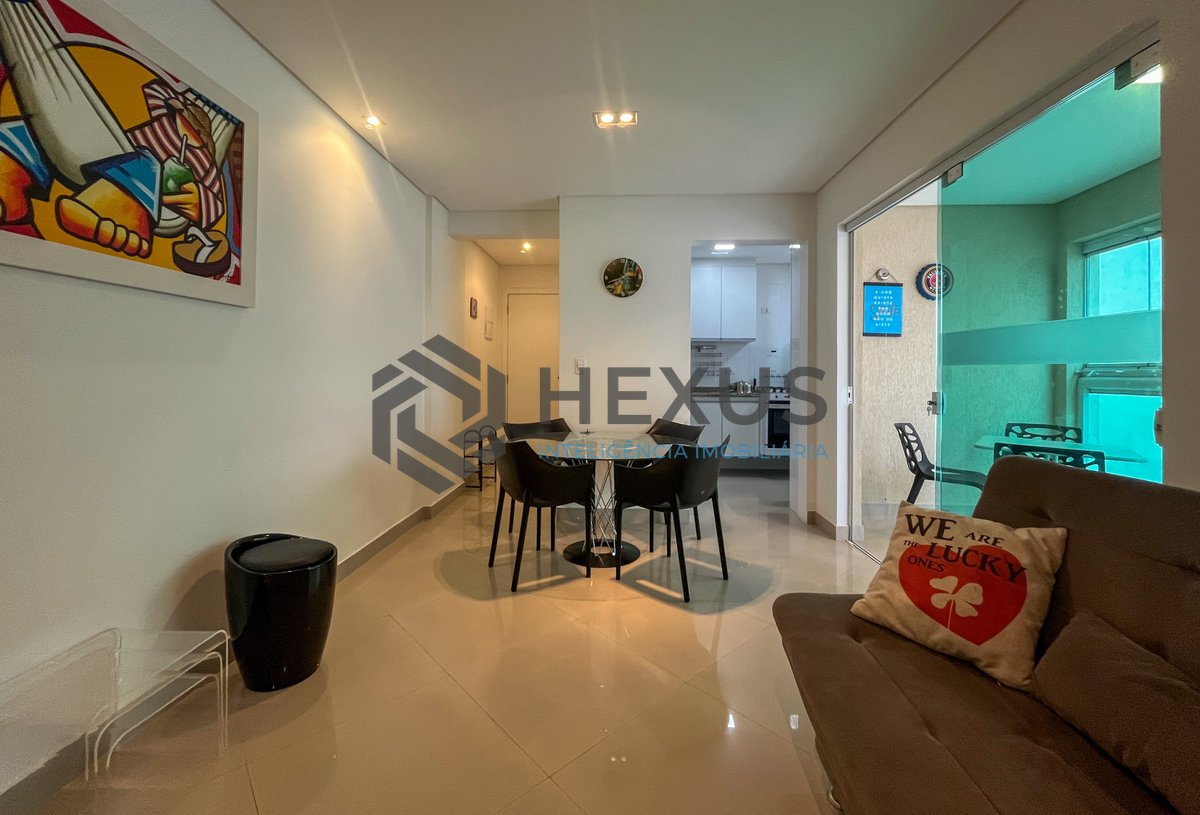 Foto 6 de Apartamento com varanda gourmet e lazer na Praia das Pitangueiras, Guaruja