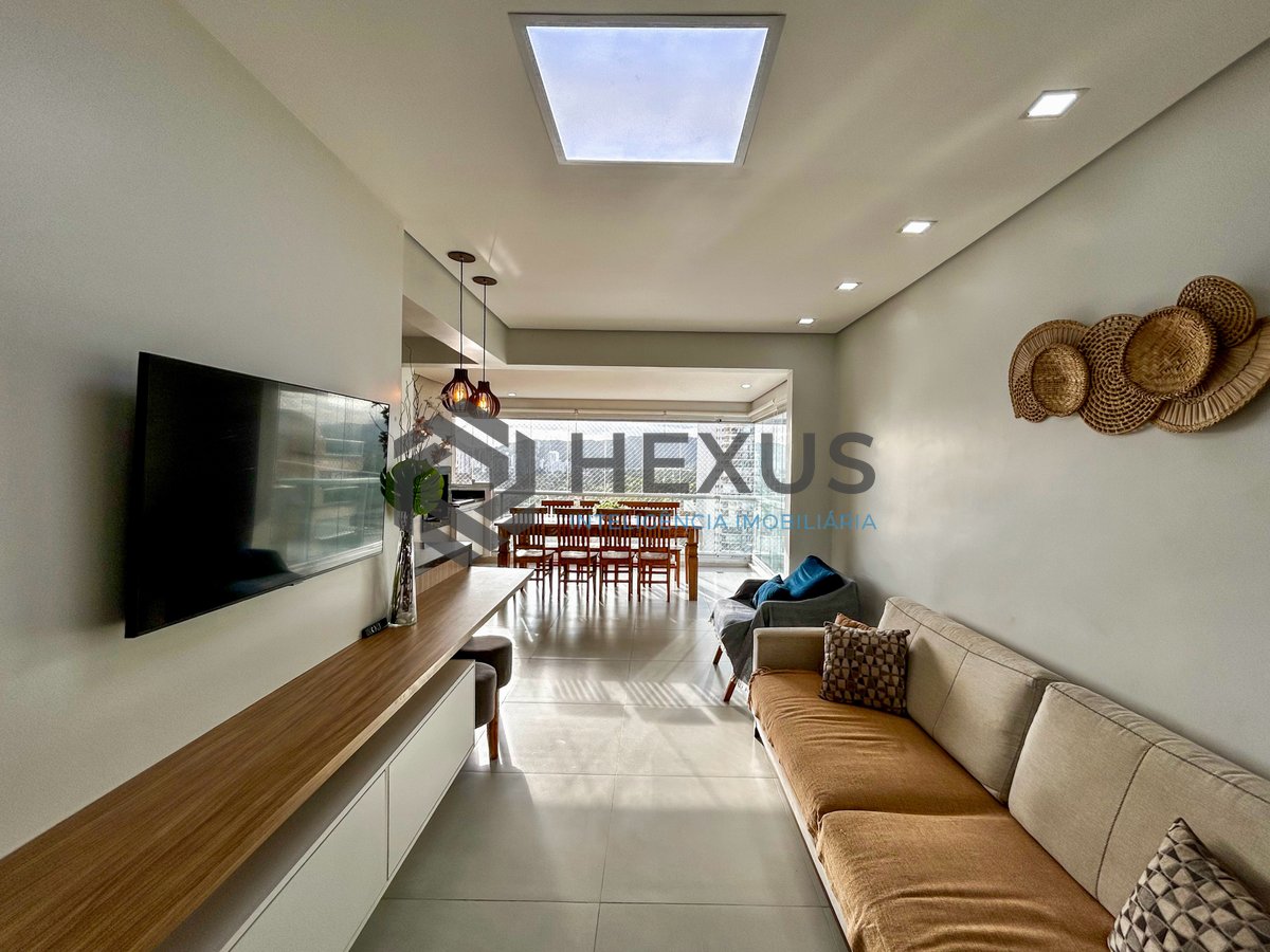 Foto 4 de Apartamento com varanda gourmet vista mar e lazer na Praia da Enseada, Guarujá